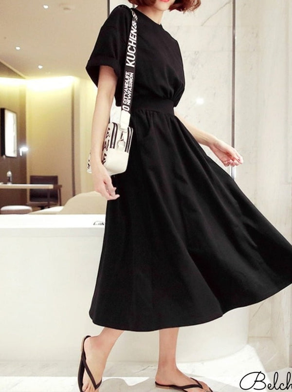 Iラインシンプルワンピース - Belchic