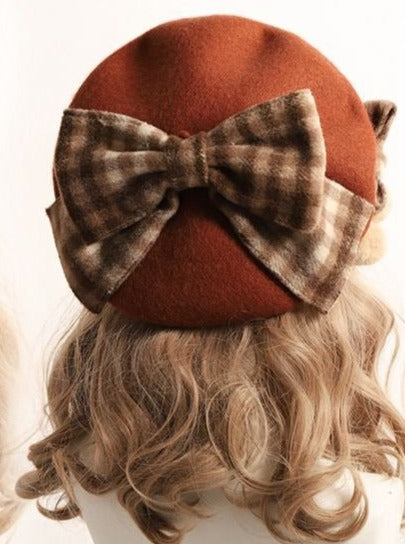 チェックリボンベレー - LilyBlack