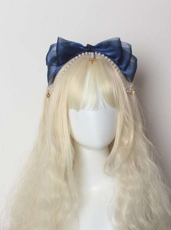 パールリボンフェアリーカチューシャ - Belchic