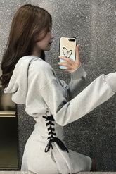 코르셋 저지 원피스