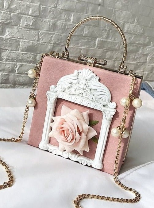 メタルハンドルクラシカルゴシックチェーンバッグ - Belchic