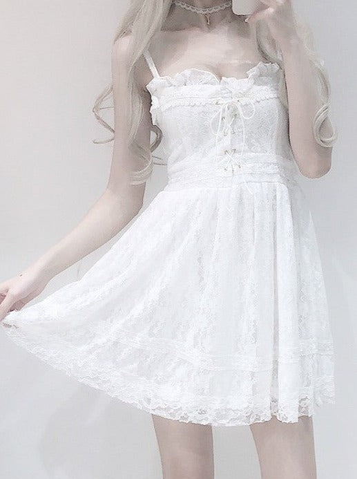 総レースミニワンピース - LilyBlack