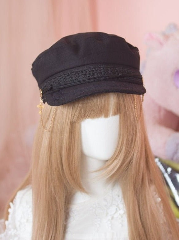 クロスチェーンアーミーテイストキャスケット - Belchic