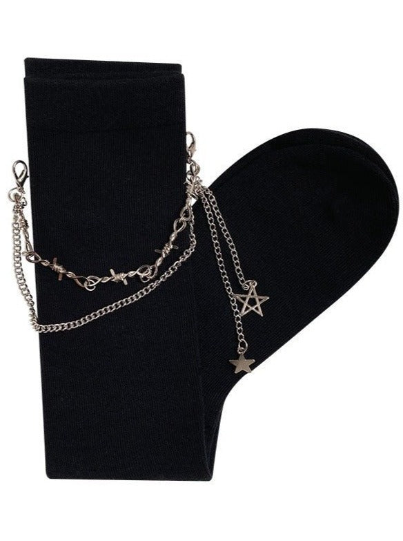 スターチェーンワンストラップソックス - Belchic