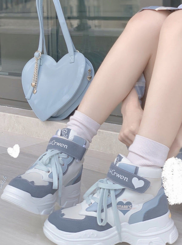 ハイカットベルトストラップパワーソールサブカルスニーカー - Belchic