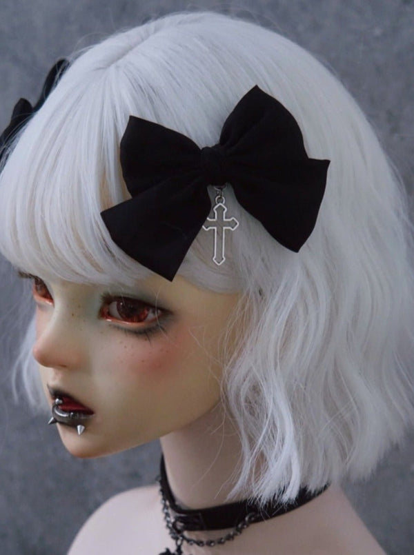 クロスリボンヘアクリップ - Belchic