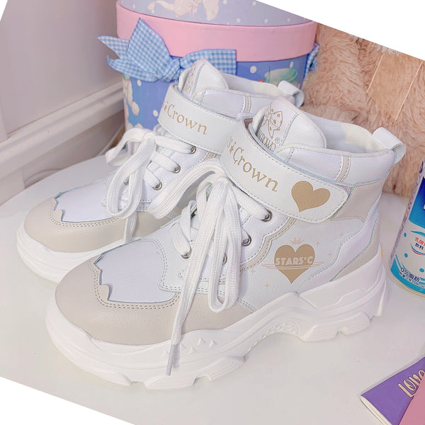 ハイカットベルトストラップパワーソールサブカルスニーカー - Belchic