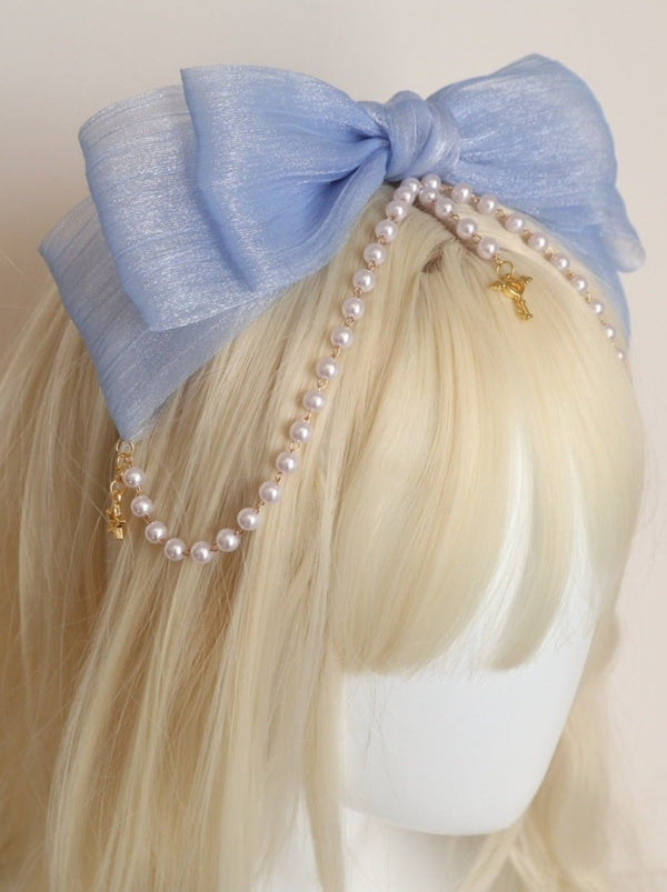 パールリボンフェアリーカチューシャ - Belchic