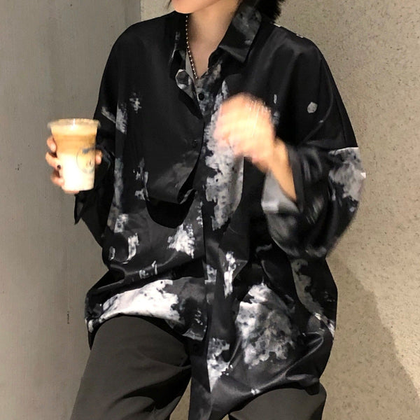 ドロップショルダーニュアンスマスキュリンシャツ - Belchic