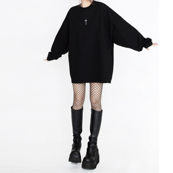 クロスドロップショルダートレーナー - Belchic