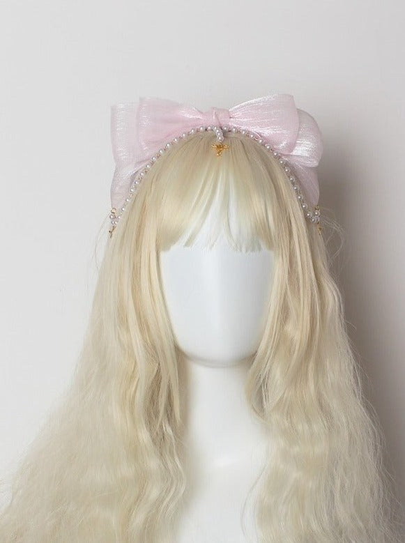 パールリボンフェアリーカチューシャ - Belchic