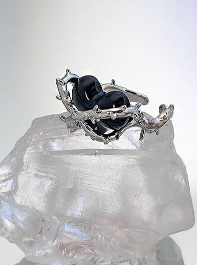 エナメルハート棘リング - Belchic