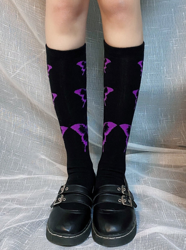 クールガールバタフライハイソックス - Belchic