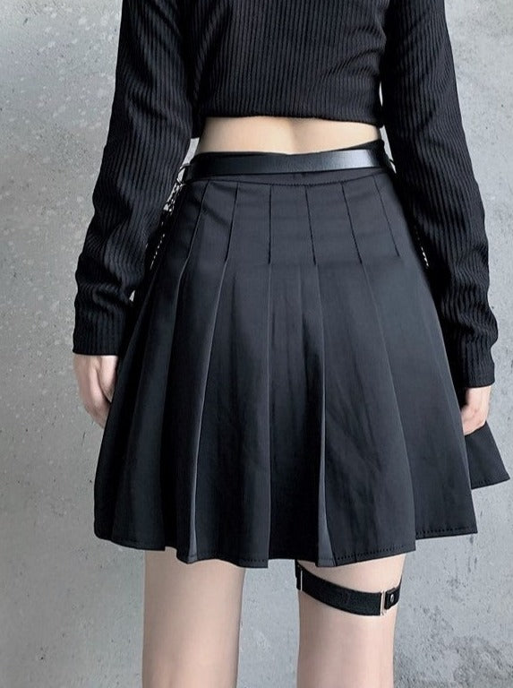 チェーンストラップレザーベルト＋リングレッグストラップ – Belchic