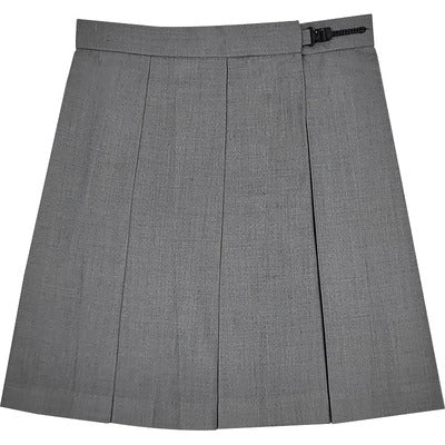 ハイウエストプレーンプリーツスカート - LilyBlack