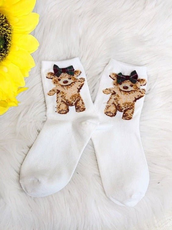 サイドベアショートソックス - Belchic