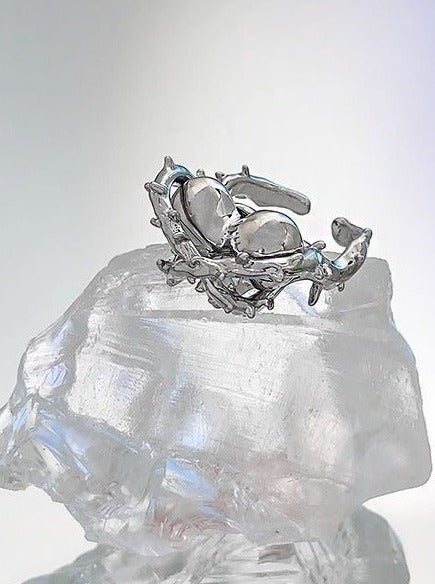 エナメルハート棘リング - Belchic