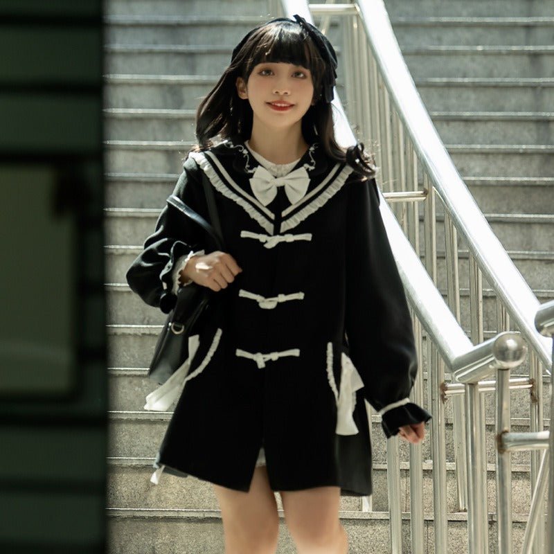 Sailor hot sale collar coat