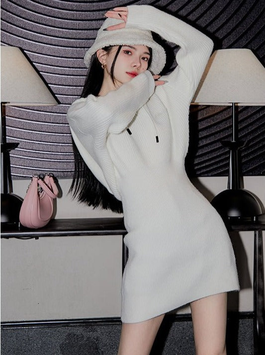 フーディーニットワンピース – Belchic