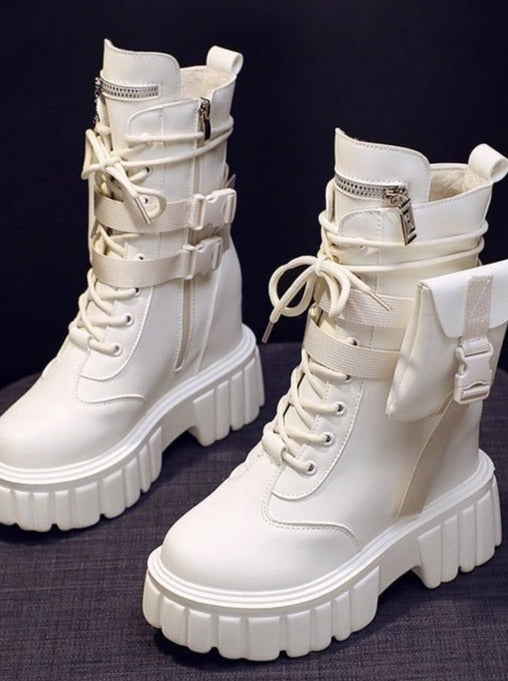 パワーソールアーミーハイカットブーツ - Belchic