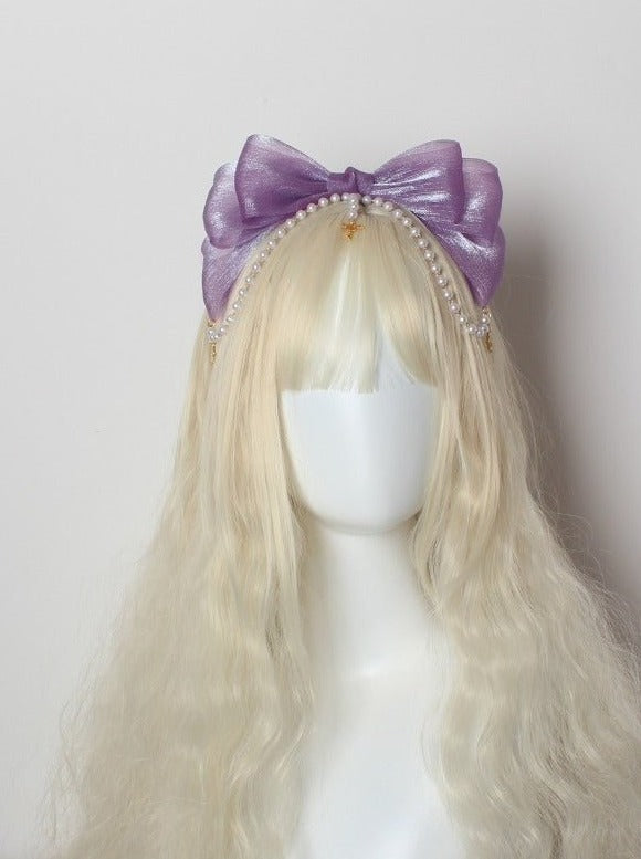 パールリボンフェアリーカチューシャ - Belchic