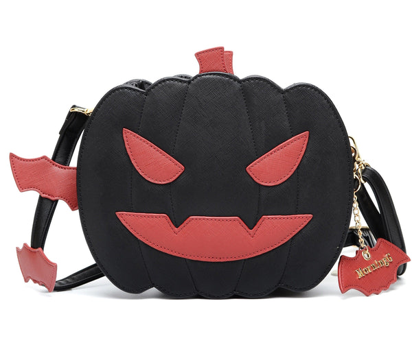 コウモリモチーフパンプキンバッグ - Belchic