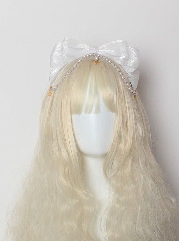 パールリボンフェアリーカチューシャ - Belchic