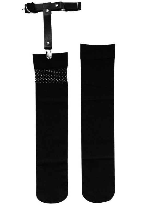 Garter belt for outlet thick socks