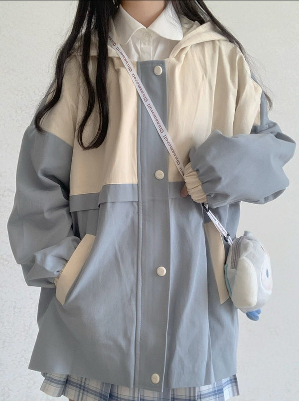 [Angel Neighborhood👼] Drop Shoulder Subculture Jacket